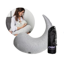 reer Mama Air Nursing Pillow Inflatable Ergonomic Nursing Pillow with Soft Removable Cover Compact and Ideal for Travelling Breastfeeding Aid