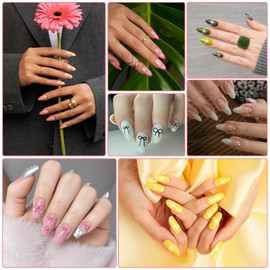 14 Sheets Bow Nail Stickers 7 Colors Cute Nail Stickers 3D Nails Stickers Designs for Women Nails Decal Sticker Pegatinas para Uñas