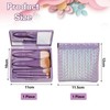 5 Make-Up-Pinsel Und 1 Mini-Aufbewahrungstasche, Make-Up-Pinsel-Set Mit Spiegel, Beauty-Tools, Tragbare