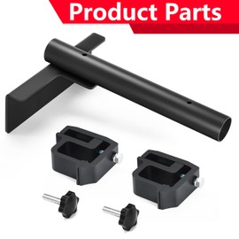 KNUOPYT No Drilling Flagpole Mount for Truck Bed ,Fit Up to 1.5 Inch Universal Black Flag Pole Holder, Easy to Install, No Drilling Side Flag Pole Mount Kit