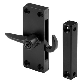 Prime-Line A 104 Die-Cast Black Right-Hand Sliding Screen Door Latch (Single Pack)