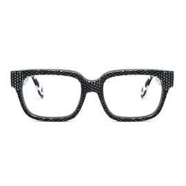 Zeelool Classic Rectangle Eyeglasses Frame with Non-prescription Clear Lens for Men Colin ZJGA000511-09 Black