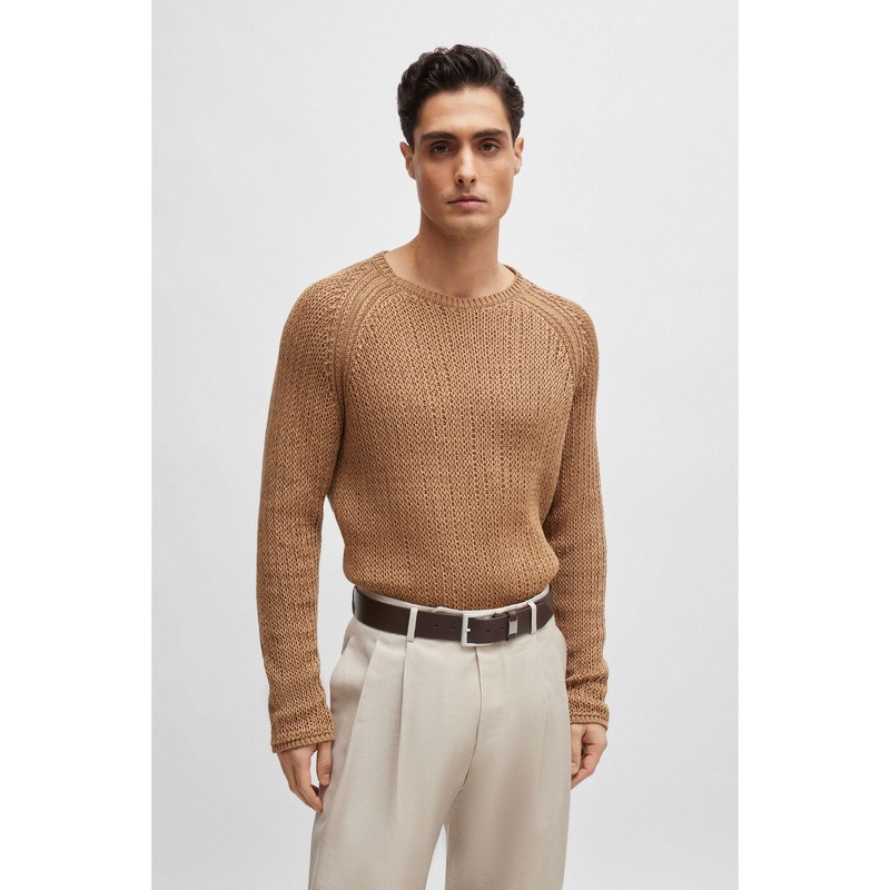 BOSS Men's Connio Belt, New - Dark Brown202