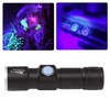 UV Flashlight USB 395nm LED Ultraviolet Black Light Detector for
