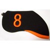 Neoprene Golf Iron Covers Set of 10 , orange