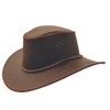 KAKADU Traders Leather Sydney Hat Brown