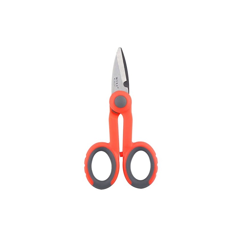 5.5 Inch Multipurpose Fiber Optic Kevlar Shears Scissors Cut Electrical