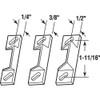 Prime-Line K 5148 1-11/16 In. Zinc Diecast Constructed Strike Plate