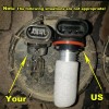 AQJ LED Headlight Bulb 12V 35/35W For Kawasaki TERYX 750