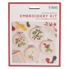 RHS The Royal Horticultural Society Embroidery Hoop Decoration Kit, Summer