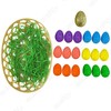 Easter Egg Hunt Accessories - 19 Piece Golden Egg Hunt