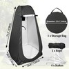 Taeku Pop Up Shower Tent, Large Privacy Dressing Room, Portable