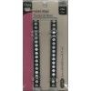 Dritz Fashion Straps - Black with White Polka Dots