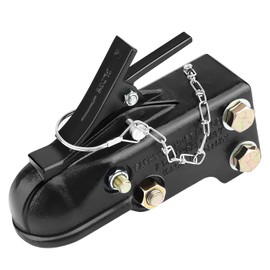 METOWARE 2-5/16" Heavy Duty Channel-Mount Adjustable Trailer Coupler, Capacity 15,000LBS