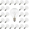 YI LIGHTING - 5W Clear Globe G40 Light Bulbs for
