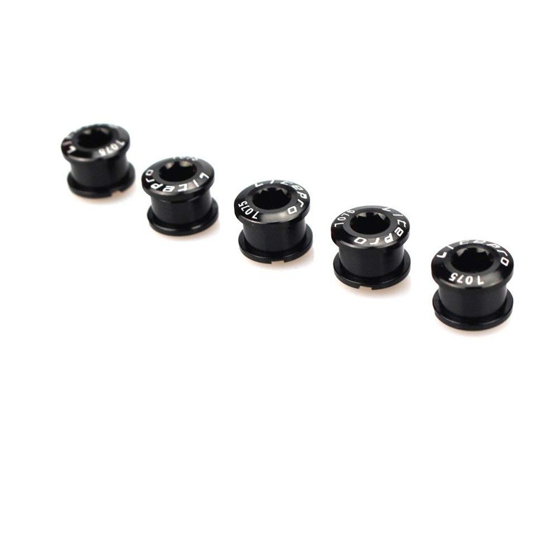 CYSKY Single Chainring Bolts 5 Pack M8 Single Short Chain