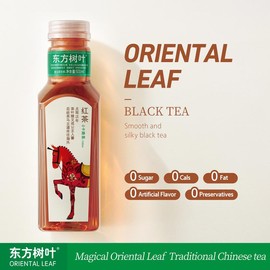 ORIENTAL LEAF 【April Restock】ORIENTAL LEAF Spring Glow-Up Unsweetened Iced Tea 16.9 FL oz Bottled Diet Sugar Free 0 Calories Real Brewed Drink with Matcha Floral - Springtok - Flavour: Black Tea
