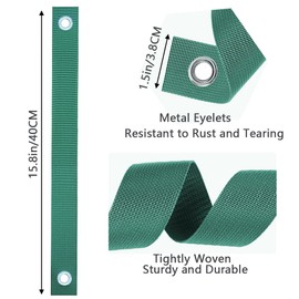 Liaogo 8 Pack Tree Straps for Staking, Premium Quality Tree Support Straps for Newly Planted Trees, Leaning Trees, and Storm Protection (Green)