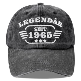 COSBERY Cap Gifts for Men, Baseball Cap Men's Birthday Man, Birthday Gift, Father's Day Gift, Christmas Day for Men, 1965, M