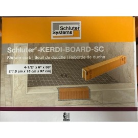 Schlüter Schluter Kerdi Board Prefabricated Shower Curb 38"x 6" x 4 1/2" New