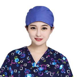 FakeFace Medical Hat, Women's, Men's, Surgical Bandana Cap, Size Adjustable, Breathable, Moisture Wicking, Cotton Bandana, Dustproof, Hair Removal, Hygienic Cap, Solid Color, Scrub Cap, For Doctors, Patients, Nurses, Hoods, Business, Cleaning, Beauticians, Work