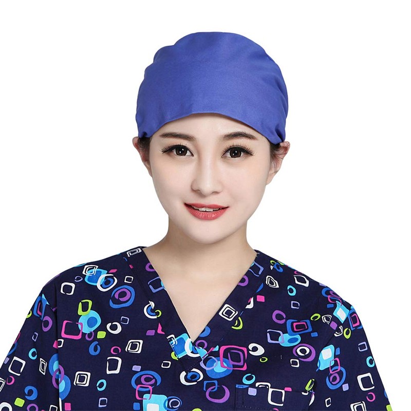 FakeFace Medical Hat, Women's, Men's, Surgical Bandana Cap, Size Adjustable,