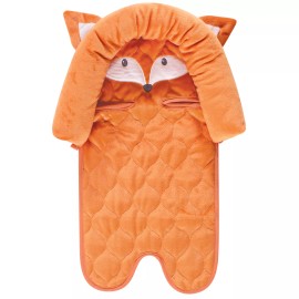 Hudson Baby Infant Boy Car Seat Insert and Strap Covers, Fox, One Size