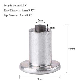 100pcs 9mm0.35 Tire Stud Screw, AntiSlip Snow Tire Studs Wheel Tyre Tire Spikes Trim Screw in Tire Stud for CarTruckBikeBootMotorcycleATVSUV Auto Accessories (100PCS)