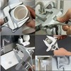 Adjustable Spanner Wrench, Wide Opening Jaws Spanner, Heavy Duty Aluminum