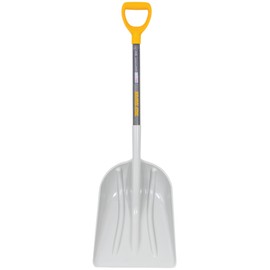 True Temper 2604300 Poly Scoop with Hardwood Handle & D-Grip