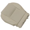 Vigoraze Front Driver Bottom Replacement Leather Seat Cover Tan Compatible