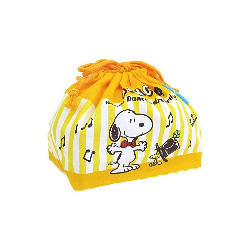 o-esuke- Snoopy Peanuts Dance Drawstring Lunch Bag KB – 1