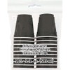 Black Disposable Plastic Shot Glasses - 2oz, 20 Pieces |