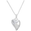 Dicksons Reunion Heart Curved Convex Heart with Tear Shape 18