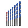 Faithfull FAIMCD10120 Tungsten Carbide Tipped Contruction Drill Bits 7 Piece
