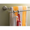 Moen Sage Collection Spot Resist Brushed Nickel 24-Inch Double-Towel Bar,