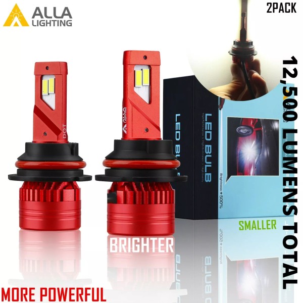 ALLA LIGHTING LED Headlight Bulb HiLo Beam For 1987-2001 Peterbilt