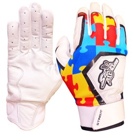 Stinger Sports Sting Squad Batting Gloves for Baseball & Softball (Adult Medium, USA)