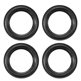 sourcing map 2" 2 Inch Speaker Foam Edge Surround Rings Replacement Parts for Speaker Repair or DIY Pack Of 4