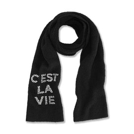 Karl Lagerfeld Paris Women's Accessories Scarf,Black,0S