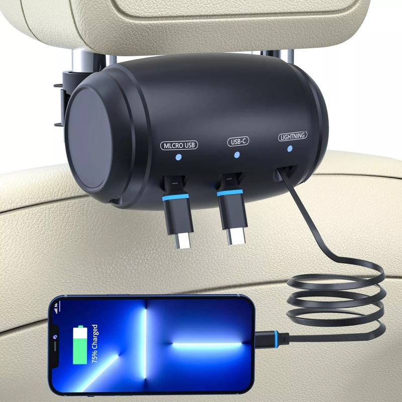 MAGJIEYX for Multi Retractable Car Charging Station Box, 3 in