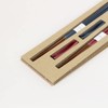 Couples Chopsticks Rest Escudo Pair Wooden Chopsticks Set Meal and