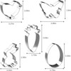Easter Cookie Cutters, Joyoldelf 5 Pcs Cookie Cutter Set Stainless