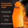 SP ESCRIY Fireproof Cloak Hooded Fire Escape Blanket Emergency Fire