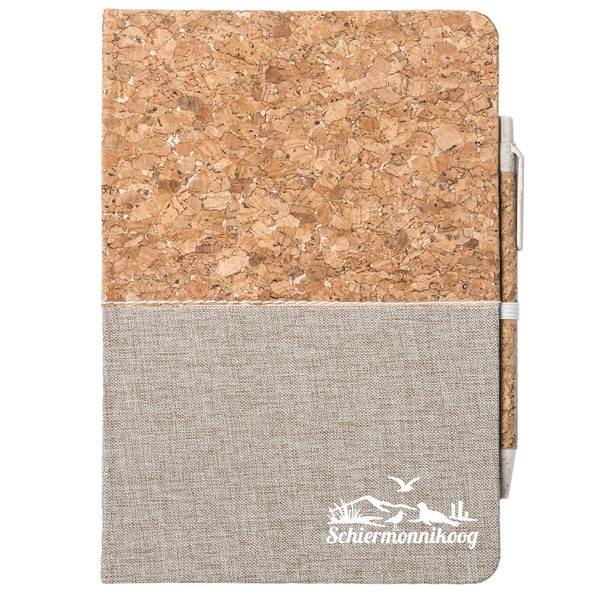 Huuraa Notebook Schiermonnikoog Gift diary with cork cover 80 sheets