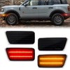 LED Side Marker Lights for 2021-2024 Ford Bronco Sport Amber