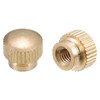 sourcing map Knurled Thumb Nuts, 10pcs M4 x D9.5mm x