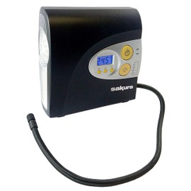 Sakura SS5332 Digital Air Compressor 12V For Cars, Inflatables and Bicycles