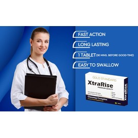 XtraRise XtraRise | Extra Strong | Maximum Duration, Immediate Effect, Without Contraindications, 100% Natural | Ginseng Food Supplement.