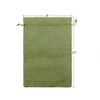 Tapleap Green Burlap Bags with Drawstring, 8x12 Burlap Favor Sack